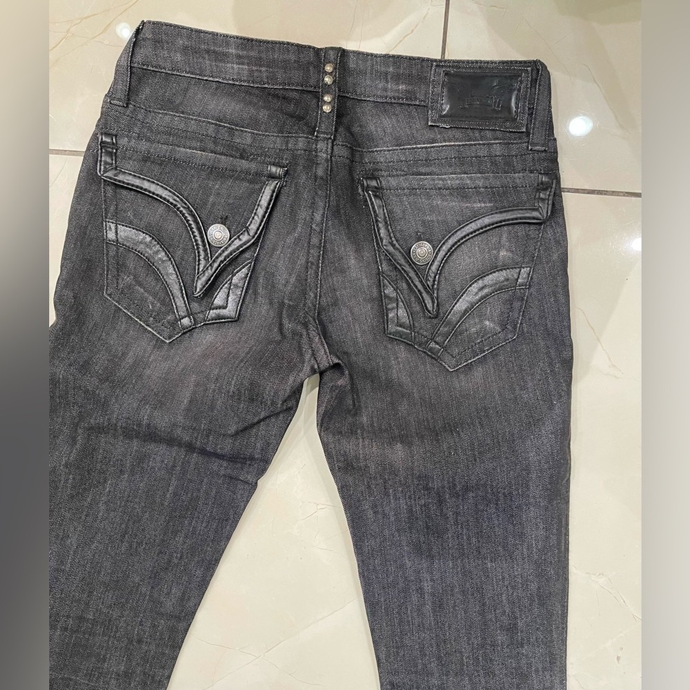 NWOT Robin’s jean row rise back pocket straight jean